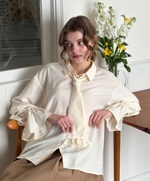 idem | volume sleeve frill tie blouse / タイ付きブラウス(シャツ/ブラウス)