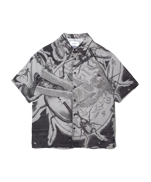 CRITIC(クリティック)の「CRITIC x INSECT BOY GRAPHIC SHIRT BLACK(シャツ/ブラウス・メンズ・その他・MEDIUM/LARGE/X-LARGE)」の2枚目の写真