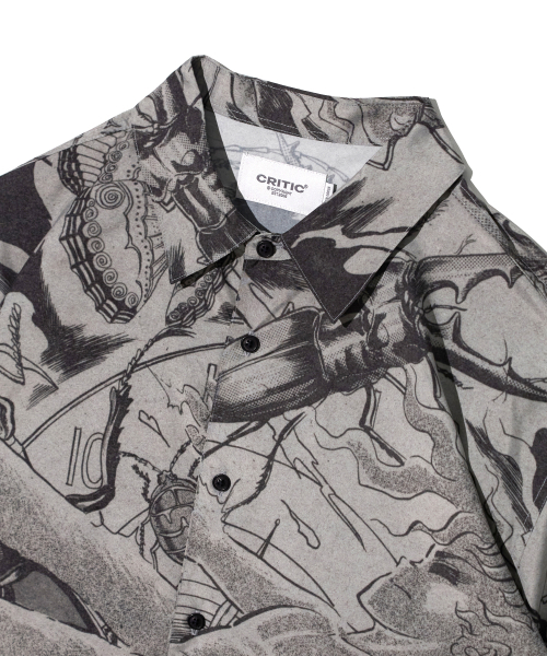 CRITIC(クリティック)の「CRITIC x INSECT BOY GRAPHIC SHIRT BLACK(シャツ/ブラウス・メンズ・その他・MEDIUM/LARGE/X-LARGE)」の3枚目の写真