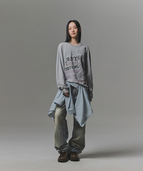 NOT4NERD（ノットフォーナード）の「Symbol Stitch Low Rise Flare Fit Denim Pants - Deep Blue（デニムパンツ・レディース・その他・X-LARGE/SMALL/MEDIUM/LARGE）」の9枚目の写真