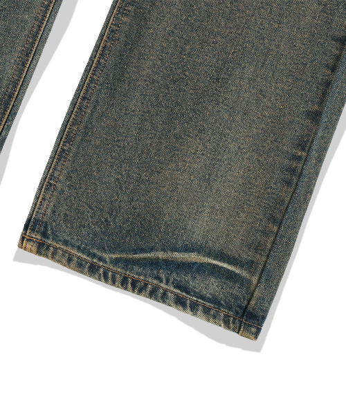 NOT4NERD（ノットフォーナード）の「Symbol Stitch Low Rise Flare Fit Denim Pants - Deep Blue（デニムパンツ・レディース・その他・X-LARGE/SMALL/MEDIUM/LARGE）」の17枚目の写真