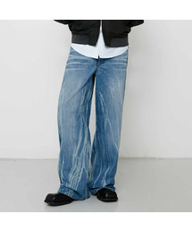 LMOOD（エルムード）の「マックスワイドデニムストームブルー（デニムパンツ）」