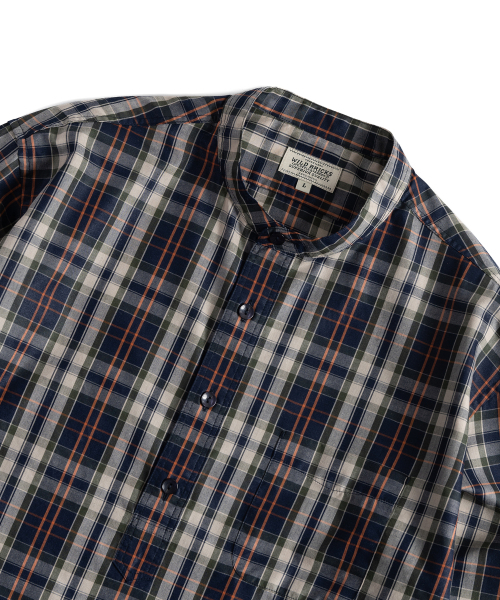 WILD BRICKS(ワイルドブリックス)の「CH PICNIC SHIRT (navy)(シャツ/ブラウス・メンズ・その他・LARGE/MEDIUM/X-LARGE)」の4枚目の写真