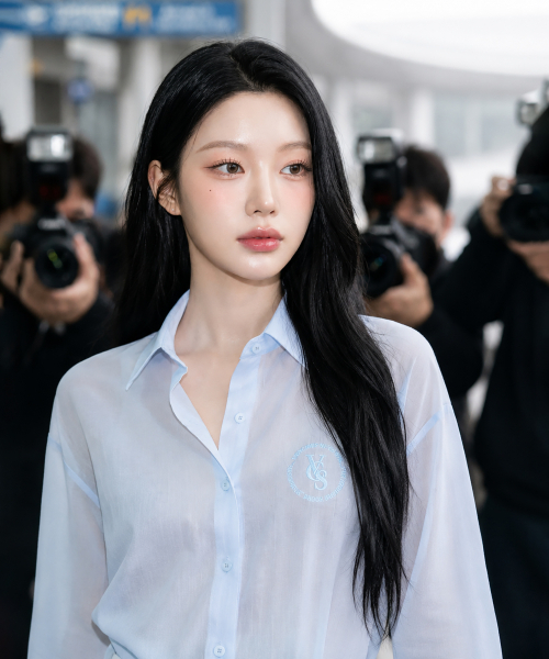 Vivacious(ビバシャス)の「Cencel Seethrough Classic Shirt Solid - 4COL(シャツ/ブラウス・レディース・スカイブルー/ピンク/ホワイト/ライトブルー・FREE)」の5枚目の写真
