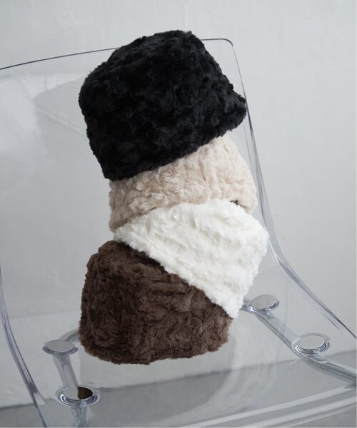 VENCEEXCHANGE(ヴァンスエクスチェンジ)の「ファーカールロシアンハット(ハット・レディース・ブラック/ブラウン/ホワイト/ベージュ・FREE)」の8枚目の写真