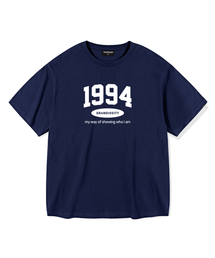GRANDIOSITY（グランディオシティ）の「1994ロゴオーバーサイズ半袖Tシャツ（ネイビー）（Tシャツ/カットソー）」