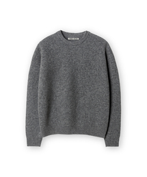 CONNECT KINLOCH（コネクトキンロック）の「デイリークルーネックニット[メランジグレー]（ニット/セーター）」