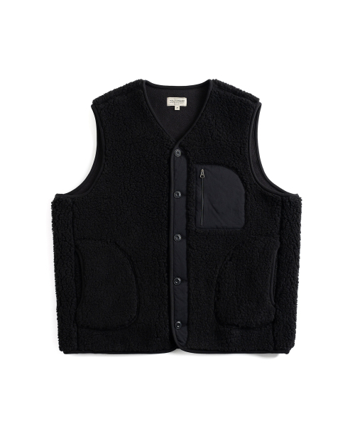 WILD BRICKS(ワイルドブリックス)の「W24 FLEECE VEST (black)(ベスト・メンズ・その他・MEDIUM/LARGE/X-LARGE)」の1枚目の写真