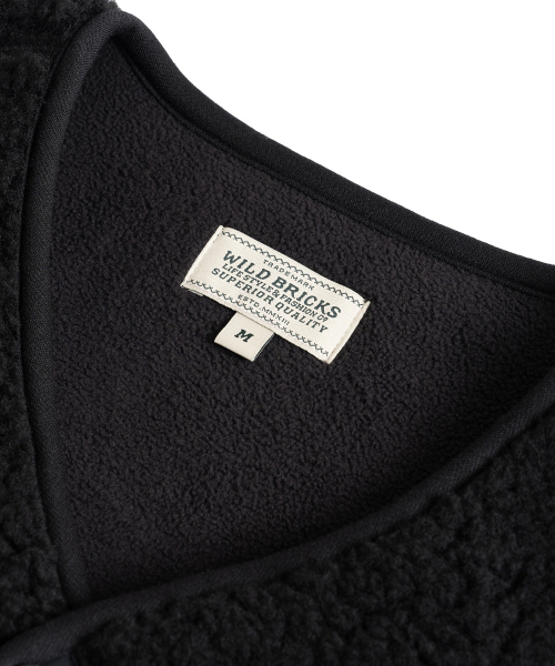 WILD BRICKS(ワイルドブリックス)の「W24 FLEECE VEST (black)(ベスト・メンズ・その他・MEDIUM/LARGE/X-LARGE)」の9枚目の写真