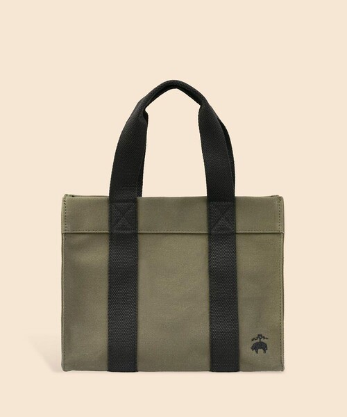 BROOKS BROTHERS(ブルックスブラザーズ)の「キャンバス GFロゴ トートバッグ(トートバッグ・レディース・オリーブ・0)」の1枚目の写真