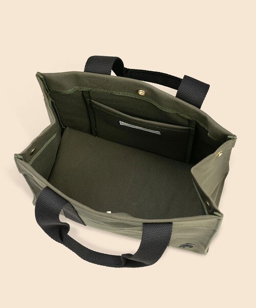 BROOKS BROTHERS(ブルックスブラザーズ)の「キャンバス GFロゴ トートバッグ(トートバッグ・レディース・オリーブ・0)」の4枚目の写真