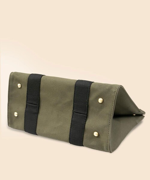 BROOKS BROTHERS(ブルックスブラザーズ)の「キャンバス GFロゴ トートバッグ(トートバッグ・レディース・オリーブ・0)」の5枚目の写真