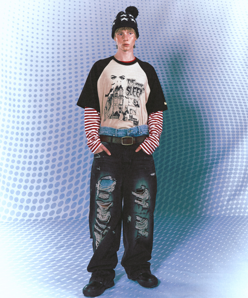 MAINBOOTH(メインブース)の「Ghost House T-shirt(BLACK)(Tシャツ/カットソー・レディース・その他・1/2/3)」の5枚目の写真
