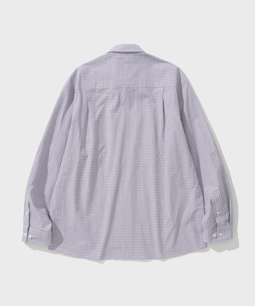 SHIRTER（シャーター）の「NAVONA SHIRT V2 (CHECK PURPLE)（シャツ/ブラウス・メンズ・その他・SMALL/MEDIUM/LARGE）」の2枚目の写真