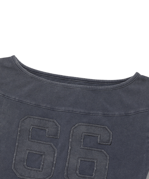 suade（スエード）の「66 WASHED LONG SLEEVE [NAVY]（Tシャツ/カットソー・レディース・その他・SMALL/LARGE）」の3枚目の写真