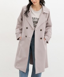 Honeys（ハニーズ）の「【非フッ素撥水加工】撥水加工トレンチコート（トレンチコート）」