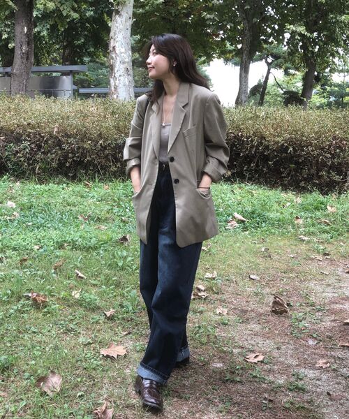 DECET(デケト)の「Deep Pleats Wide Jeans DCPT030DBlueA(デニムパンツ・レディース・その他・26/28/30/32/34)」の3枚目の写真