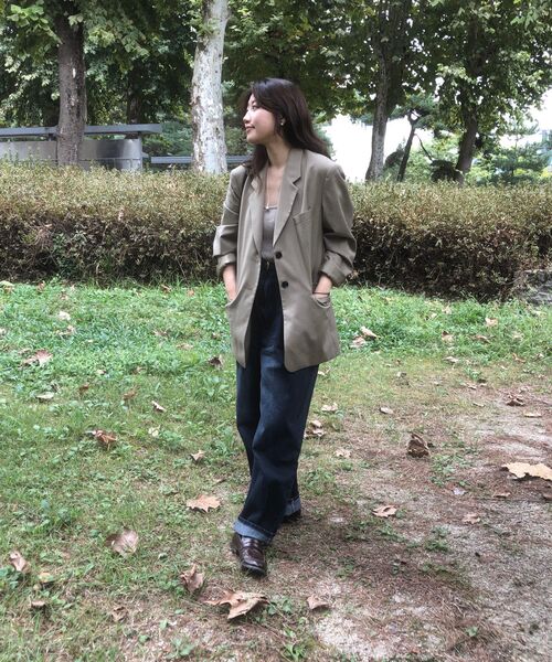 DECET(デケト)の「Deep Pleats Wide Jeans DCPT030DBlueA(デニムパンツ・レディース・その他・26/28/30/32/34)」の4枚目の写真