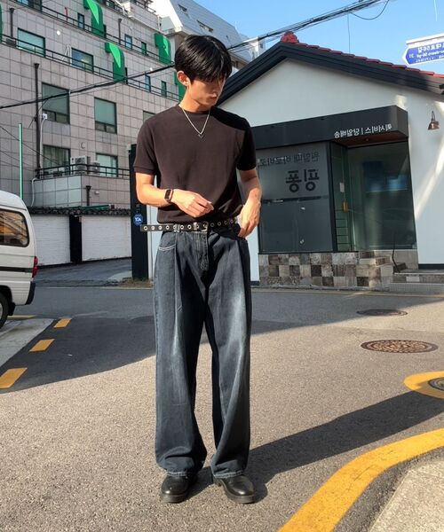 DECET(デケト)の「Deep Pleats Wide Jeans DCPT030DBlueA(デニムパンツ・レディース・その他・26/28/30/32/34)」の6枚目の写真