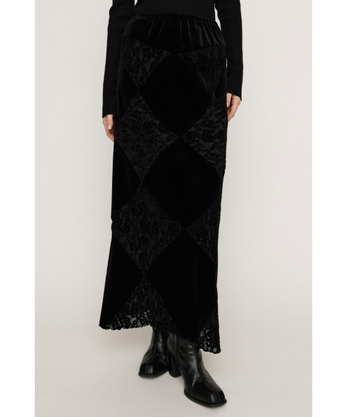 セール】VELOUR L/SK ベロア ロングスカート 秋服 冬服（スカート