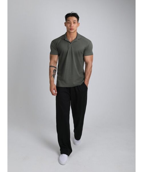 RVD（アールブイディー）の「無地モーダルマッスルフィットポロシャツ（カーキ）（ポロシャツ・メンズ・その他・LARGE/X-LARGE/2XL）」の5枚目の写真