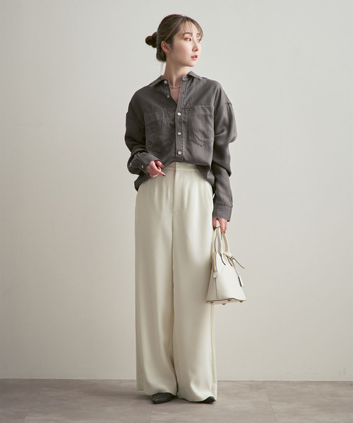 フェードカラービッグポケットシャツ（シャツ/ブラウス）｜NOBLE