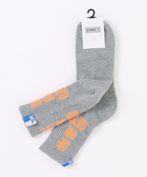 GEORGE'S（ジョージズ）の「ネオンロゴラベルソック（23～25cm／26～28cm）（ソックス/靴下・メンズ・グリーン/オレンジ/ピンク・23-25cm/26-28cm）」の14枚目の写真