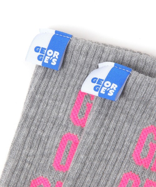 GEORGE'S（ジョージズ）の「ネオンロゴラベルソック（23～25cm／26～28cm）（ソックス/靴下・メンズ・グリーン/オレンジ/ピンク・23-25cm/26-28cm）」の11枚目の写真