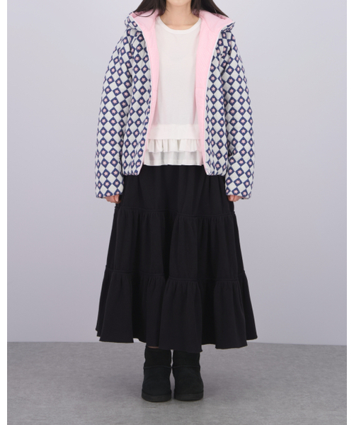 LO AXUAL（ロ・アクシュアル）の「FLEECE LOOSE POCKET TIERD SKIRT_BLACK（スカート・レディース・その他・FREE）」の7枚目の写真