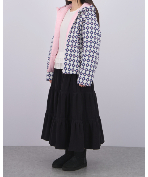 LO AXUAL（ロ・アクシュアル）の「FLEECE LOOSE POCKET TIERD SKIRT_BLACK（スカート・レディース・その他・FREE）」の8枚目の写真
