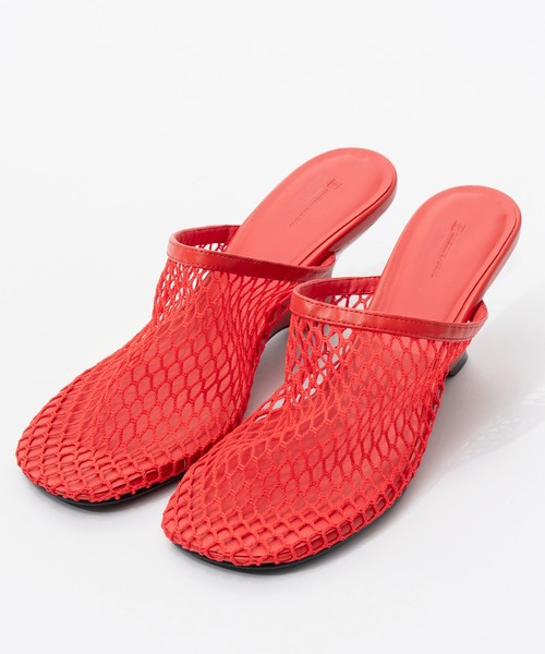 MAISON SPECIAL（メゾンスペシャル）の「Multi-Fabric Mules/マルチファブリックミュール（サンダル・レディース・レッド/アイボリー/ブラック・38/37/36）」の10枚目の写真