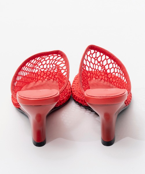 MAISON SPECIAL（メゾンスペシャル）の「Multi-Fabric Mules/マルチファブリックミュール（サンダル・レディース・レッド/アイボリー/ブラック・38/37/36）」の12枚目の写真