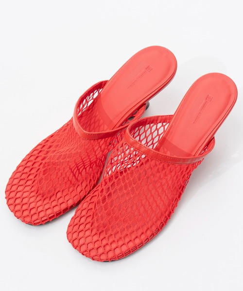 MAISON SPECIAL（メゾンスペシャル）の「Multi-Fabric Mules/マルチファブリックミュール（サンダル・レディース・レッド/アイボリー/ブラック・38/37/36）」の13枚目の写真