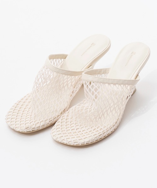 MAISON SPECIAL（メゾンスペシャル）の「Multi-Fabric Mules/マルチファブリックミュール（サンダル・レディース・レッド/アイボリー/ブラック・38/37/36）」の9枚目の写真