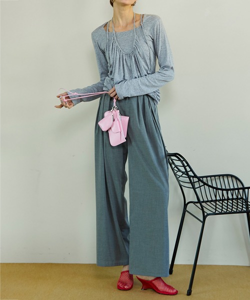 MAISON SPECIAL（メゾンスペシャル）の「Multi-Fabric Mules/マルチファブリックミュール（サンダル・レディース・レッド/アイボリー/ブラック・38/37/36）」の16枚目の写真