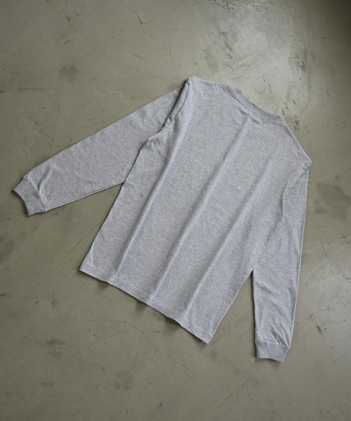 WILLFULLY(ウィルフリー)の「vintage like print long T(Tシャツ/カットソー・レディース・グレー系その他/ブラック/オートミール・FREE)」の6枚目の写真