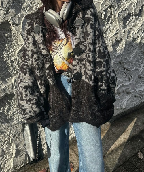 WILLFULLY(ウィルフリー)の「vintage like print long T(Tシャツ/カットソー・レディース・グレー系その他/ブラック/オートミール・FREE)」の9枚目の写真