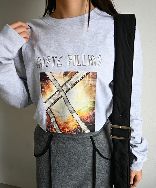 WILLFULLY(ウィルフリー)の「vintage like print long T(Tシャツ/カットソー・レディース・グレー系その他/ブラック/オートミール・FREE)」の14枚目の写真