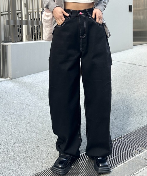 MYMOOD.（マイムード）の「ハートポケットデニムパンツ（デニムパンツ・レディース・ホワイト/ブラック・FREE）」の22枚目の写真
