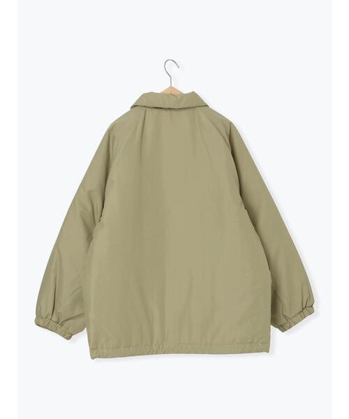 Samansa Mos2 blue（サマンサモスモスブルー）の「襟付中綿ブルゾン（ブルゾン・レディース・ライトベージュ/ブラック/カーキ・F）」の13枚目の写真