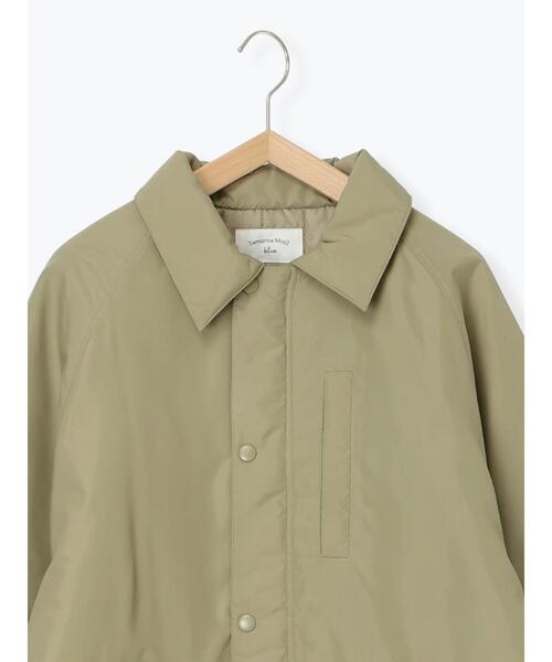 Samansa Mos2 blue（サマンサモスモスブルー）の「襟付中綿ブルゾン（ブルゾン・レディース・ライトベージュ/ブラック/カーキ・F）」の14枚目の写真