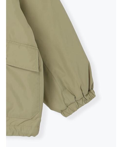 Samansa Mos2 blue（サマンサモスモスブルー）の「襟付中綿ブルゾン（ブルゾン・レディース・ライトベージュ/ブラック/カーキ・F）」の15枚目の写真