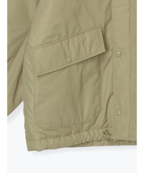 Samansa Mos2 blue（サマンサモスモスブルー）の「襟付中綿ブルゾン（ブルゾン・レディース・ライトベージュ/ブラック/カーキ・F）」の16枚目の写真