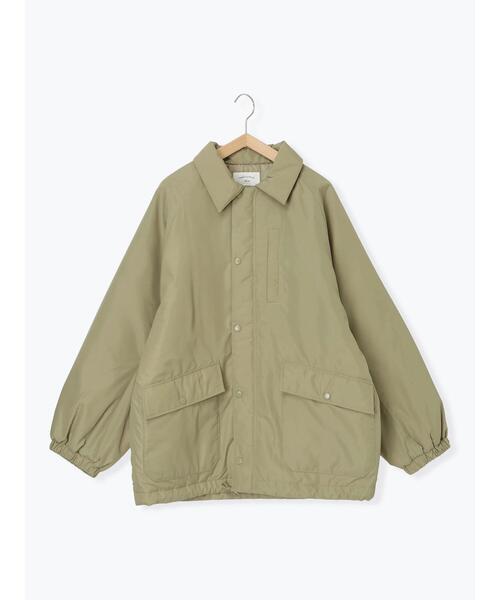 Samansa Mos2 blue（サマンサモスモスブルー）の「襟付中綿ブルゾン（ブルゾン・レディース・ライトベージュ/ブラック/カーキ・F）」の19枚目の写真