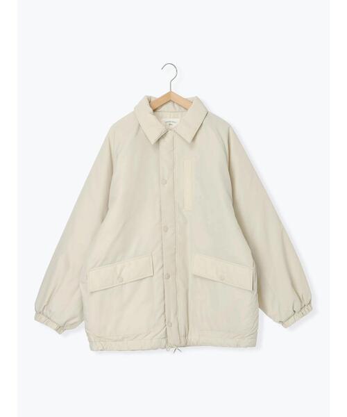 Samansa Mos2 blue（サマンサモスモスブルー）の「襟付中綿ブルゾン（ブルゾン・レディース・ライトベージュ/ブラック/カーキ・F）」の20枚目の写真