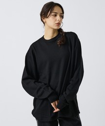 ABAHOUSE | 【LUCEBER/ルースバー】MERINO WOOL LONG SLEEVE TEE/メリノウールロングスリーブニットソー(ニット/セーター)