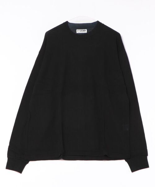 ABAHOUSE（アバハウス）の「【LUCEBER/ルースバー】MERINO WOOL LONG SLEEVE TEE/メリノウールロングスリーブニットソー（ニット/セーター・メンズ・ブラック・M/L/XL）」の10枚目の写真