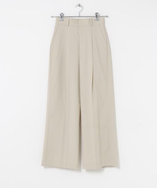 URBAN RESEARCH ROSSO WOMEN（アーバンリサーチ　ロッソ）の「防シワハイウエストワイドスラックス（その他パンツ・レディース・モカ/ライトベージュ/ブラック・TALL/38/36/34）」の18枚目の写真