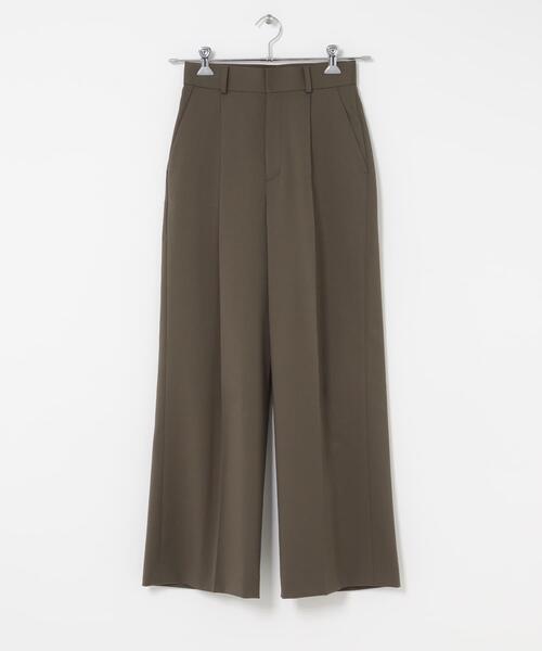 URBAN RESEARCH ROSSO WOMEN（アーバンリサーチ　ロッソ）の「防シワハイウエストワイドスラックス（その他パンツ・レディース・モカ/ライトベージュ/ブラック・TALL/38/36/34）」の19枚目の写真