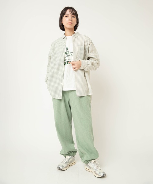 RNA-N(アールエヌエーエヌ)の「M2615 ロゴプリントロンT(Tシャツ/カットソー・レディース・スミクロ/キナリ/サックスブルー・FREE)」の17枚目の写真